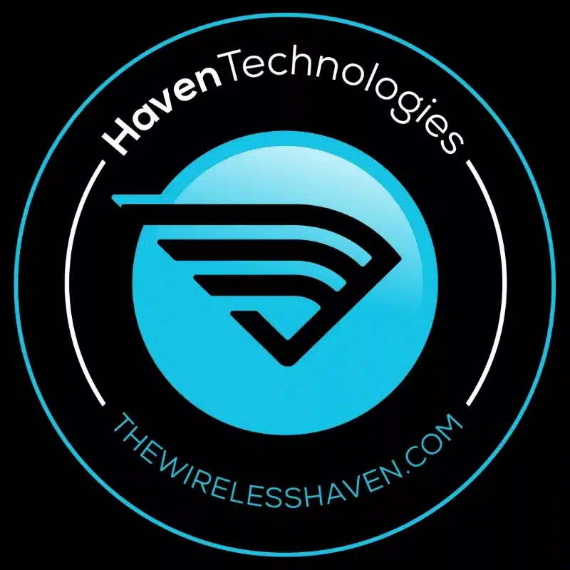 Haven Technologies - The Wireless Haven .com website logo image.