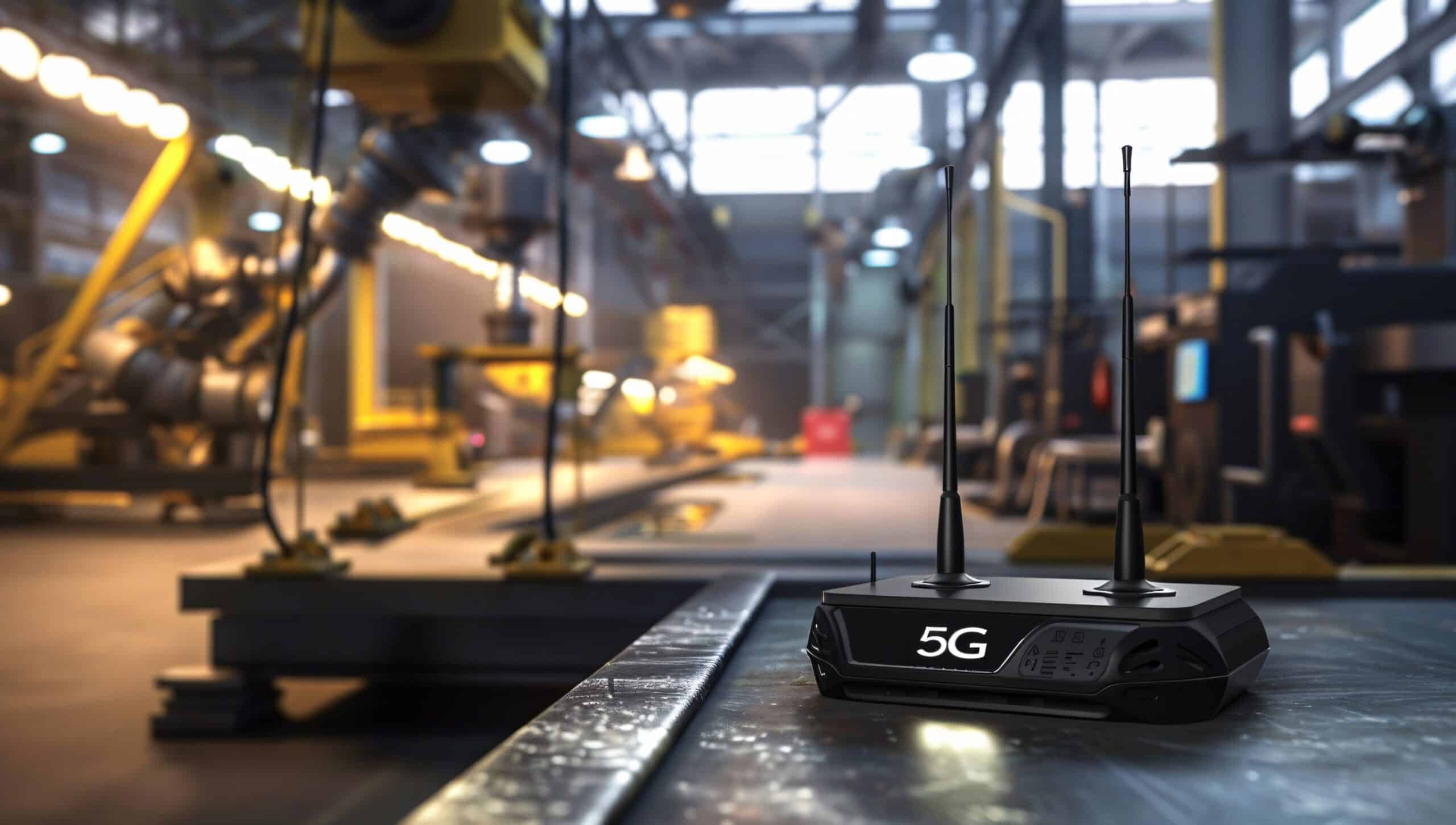 A 5G modem is shown, and it is presumed to be provided by a Managed Service Provider (MSP) to a client that needs a cellular internet solution for their business.
